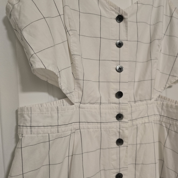 MADEWELL Windowpane Cutout Cami Mididress - Picture 6 of 12